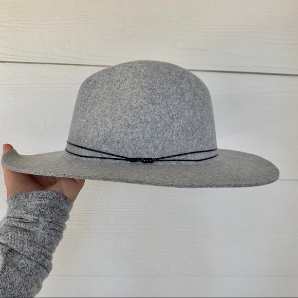 | tabitha gray wool minimalist hat | - Picture 8 of 8